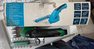 Cesoia a batteria per erba e siepi