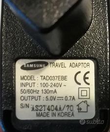 ALIMENTATORE ORIGINALE CELLULARE SAMSUNG