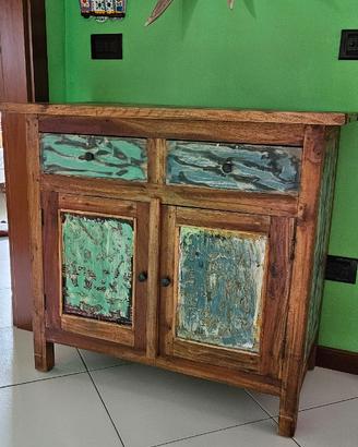 CREDENZA DUE ANTE DUE ASSETTI