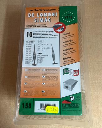 Sacchetti x Delonghi e Simac