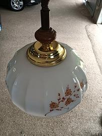 lampadario in vetro murano è ottone 