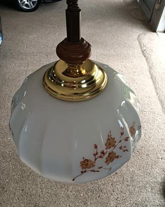 lampadario in vetro murano è ottone 