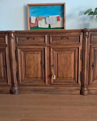 credenza legno massello
