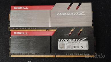 8GB ram (2x4gb) G.Skill tridentZ rosse