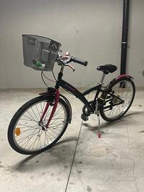 Bicicletta 24 pollici bimba Btwin