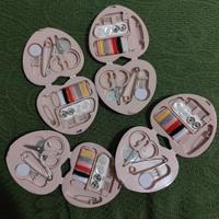 set 4 kit cucito da viaggio