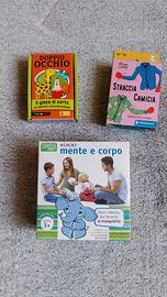 set 3 carte da gioco bambini 