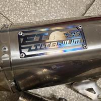 Sh 300/350 scarico titanio