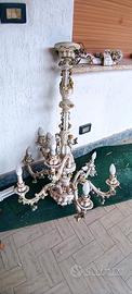 Lampadario in Porcellana stile Capodimonte 