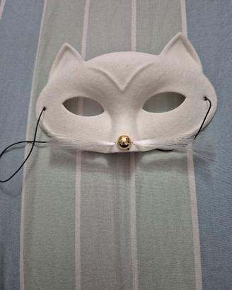 Maschera Gatto Con Elastico