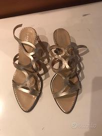 Scarpe sandali donna oro 39