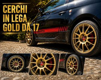 CERCHI IN LEGA GOLD DA 17” MAK-STILE ABARTH-