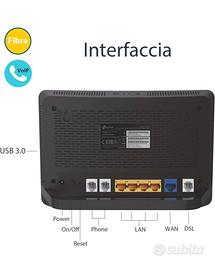 Modem Fibra TP LINK Archer VR1210v Gigabit Wifi