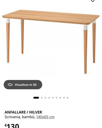 Tavolo bamboo ikea Hilver