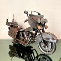 Moto Artigianale in Metallo – Scultura Vintage 