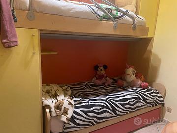 Camera per bambini 2 letti