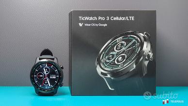 Ticwatch Pro 3 GPS - Smartwatch Shadow Black LTE