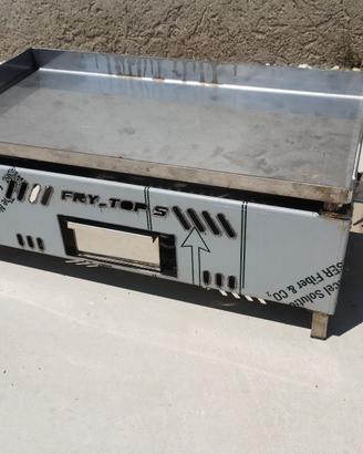 Fry - Top con piastra di cottura in acciaio Inox