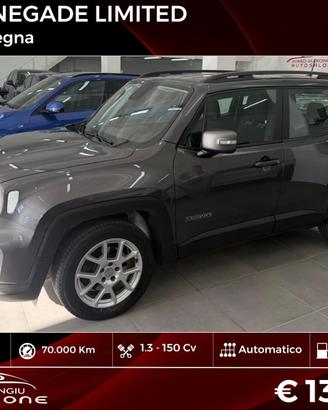 Jeep Renegade 150 Cv Limited FINANZIABILE