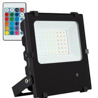 Faretto a led rgb proiettore 50w con telecomando