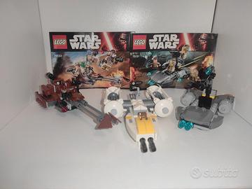 Lotto 3 LEGO Star Wars 75131 75133 microfighters