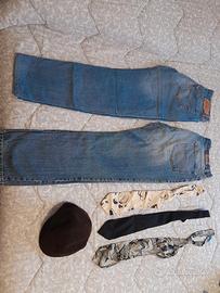 Jeans uomo , cravatte e baschetto
