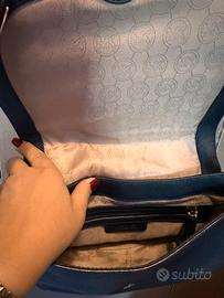 Borsa postino Michael Kors blu