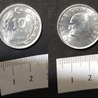 🇹🇷 TURCHIA 10 Lira 1988