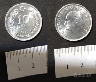 🇹🇷 TURCHIA 10 Lira 1988