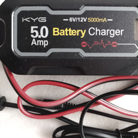 Caricabatterie auto moto 6V/12V 5A KYG con display