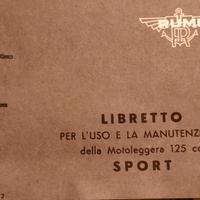 Libretto uso e manutenzione Rumi moto