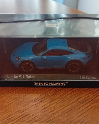 Porsche 911 Dakar. 2022. Blue. Minichamps