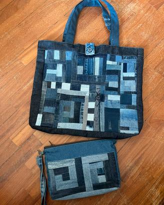 Nuovo Coordinato sartoriale: borsa+ pochette