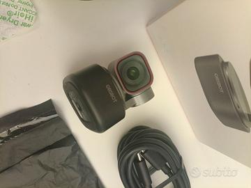 OBSBOT TINY 3 Webcam PTZ 4K con Audio Spaziale AI