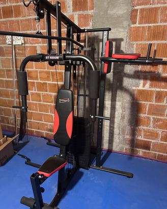 Palestra Multistazione HOME GYM, panca , rack.