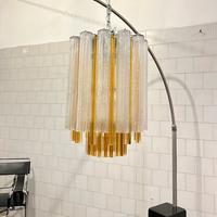 Lampadario Murano Venini Trilobi Bicchieri Anni 70