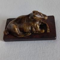 Bronzetto animalier a cera persa 