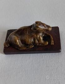 Bronzetto animalier a cera persa 