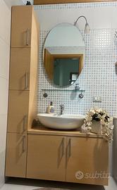 Mobile bagno artigianale completo di specchio