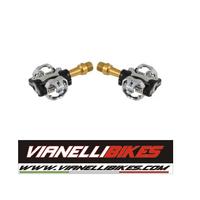 COPPIA PEDALI MTB WAG RACE LIGHT TITANIO 230GR