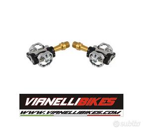 COPPIA PEDALI MTB WAG RACE LIGHT TITANIO 230GR