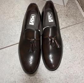 Mocassini uomo in cuoio