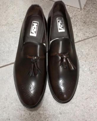 Mocassini uomo in cuoio