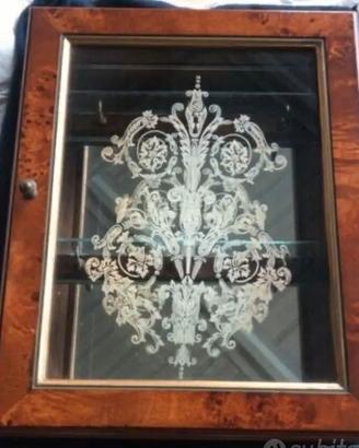 Cassetta portachiavi legno pregiato serigrafia