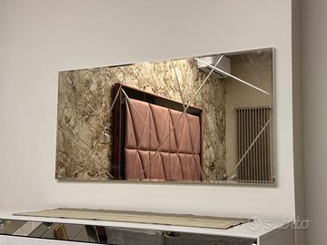 Specchio bronzato bisellato 120 x 60