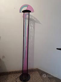 Lampadari e piantana in vetro colorato coordinati