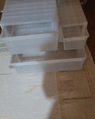 contenitori trasparenti in plastica 