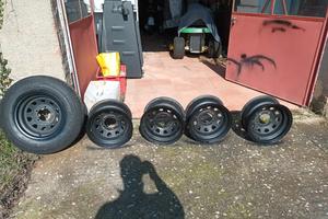 5 cerchi in acciaio Daytona 7x15 suzuki et-20