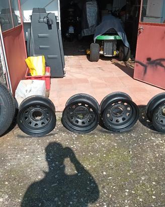 5 cerchi in acciaio Daytona 7x15 suzuki et-20