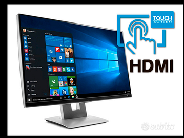 Monitor Touch screen Hp e230t Schermo pc luminoso